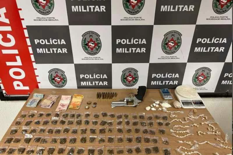 Polícia Militar apreende arma e drogas durante rondas no bairro Colinas do Sul 6 apreensoes colinas do sul
