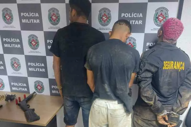 Suspeitos são presos após troca de tiros com a polícia em João Pessoa 6 suspeitos colinas do sul