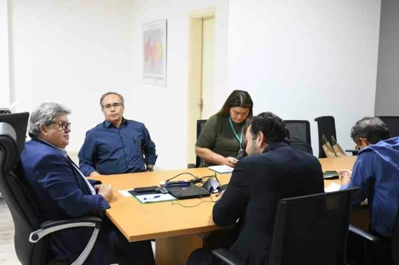 João recebe diretoria da Energisa e empresa apresenta plano de investimentos de R$ 483 mi na PB 4 reuniao joao energisa