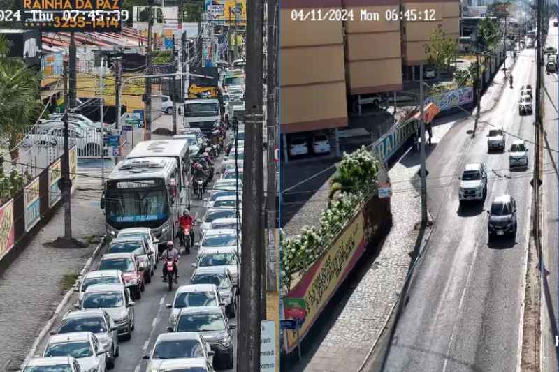 Ponte das Três Ruas já proporciona mais fluidez ao trânsito no bairro dos Bancários 3 prinicpal bancarios antes depois 0411