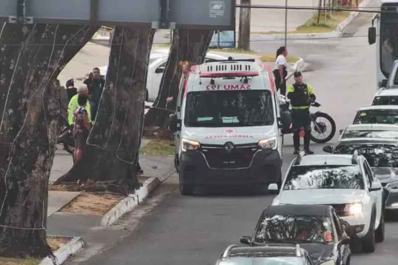 Motociclista atropela pedestre na avenida Epitácio Pessoa 5 atropela epitacio pessoa 0412