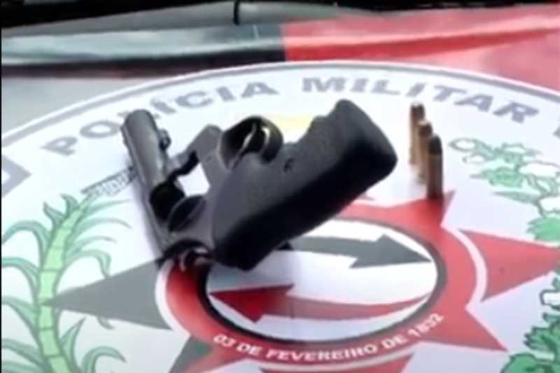 Preso suspeito de atirar em policial militar no bairro de Mandacaru 5 arma mandacaru 300125