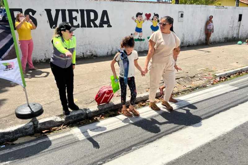 Semob-JP realiza mais de 200 ações educativas para conscientizar população sobre trânsito seguro 1 educacao semob jp