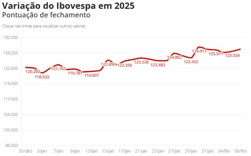variacao ibovespa 060225