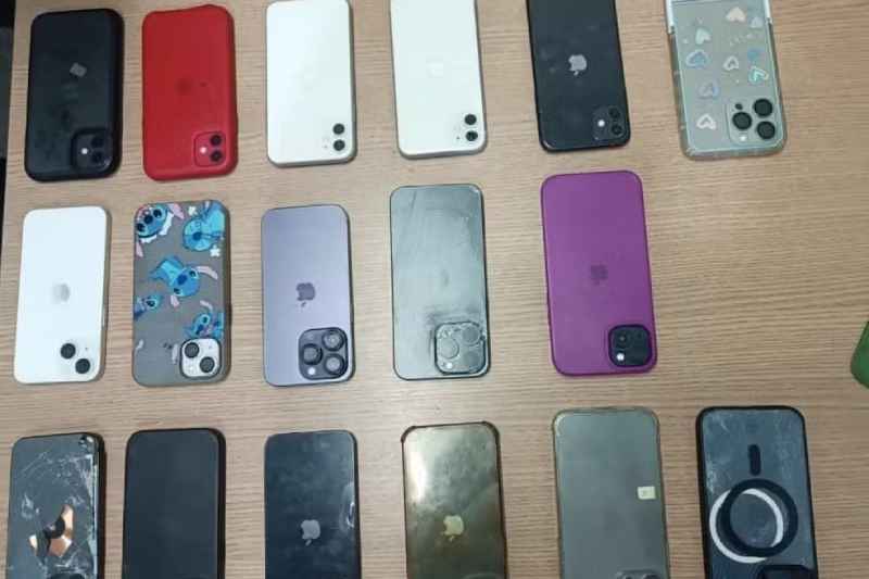 PM encontra em Campina Grande celulares que foram roubados durante as prévias de João Pessoa 3 celulares roubados previas jpa