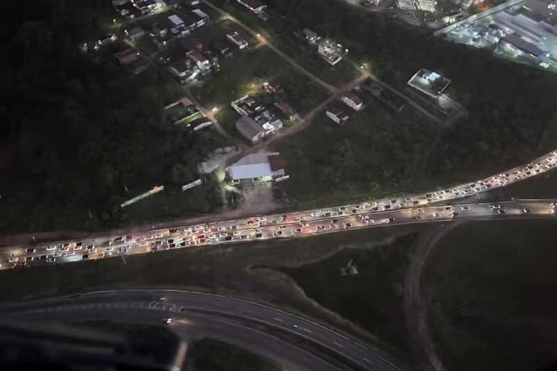 Retorno do feriado de São João causa 16 km de congestionamento nas BRs 101 e 230, na Grande João Pessoa 5 congestionamento br 240625