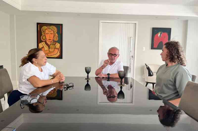 Cícero e Veneziano se reunem com Cida Ramos e MDB oferece ao PT espaço na chapa majoritária para 2026 1 cida veneziano cicero 211125