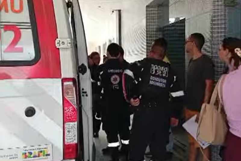 Uso de extintor em gincana causa mal-estar em estudantes e mobiliza Samu em Santa Rita 4 estudantes extintor santa rita 181125