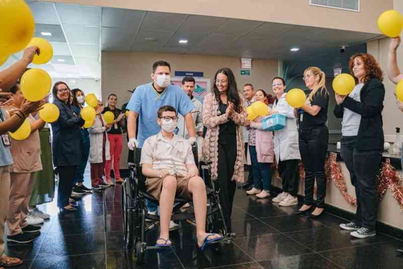 Paciente do 1º transplante cardíaco pediátrico da Paraíba recebe alta no Metropolitano 12 alta transplante metropolitano