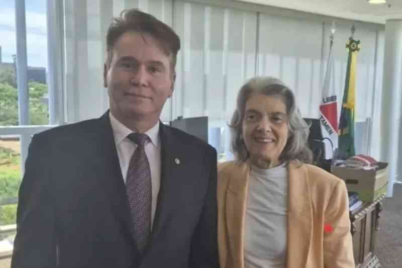 Presidente do TRE-PB e Cármen Lúcia alinham estratégias para as Eleições 2026 em Brasília 1 marcio murilo e carmem lucia