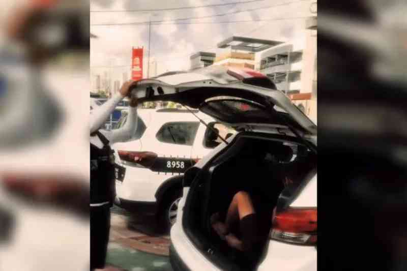 Foragido da Justiça é preso com cartões na orla de Manaíra 2 prisao orla 210326