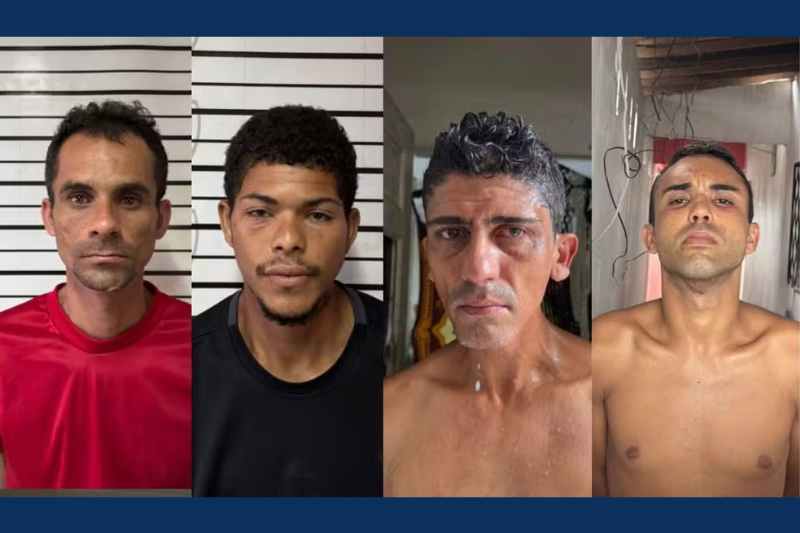 Polícia prende quatro suspeitos de sequestro de mulher na orla de Manaíra 4 suspeitos sequestro manaira 160326