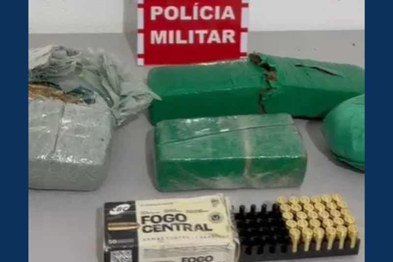 PM apreende explosivos e drogas enterrados próximo a equipamento público em São Mamede 8 apreensao sao mamede 080426
