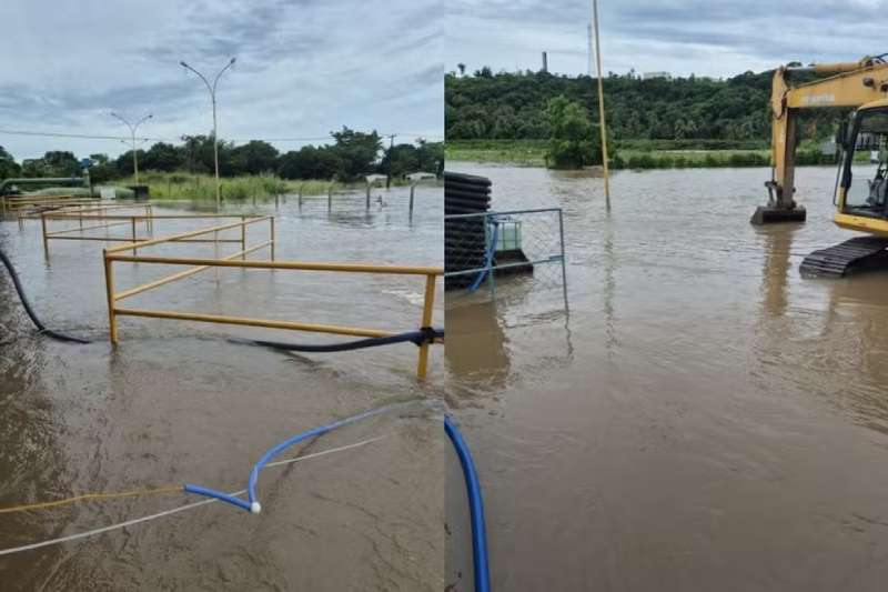 Cagepa trabalha para normalizar abastecimento na Grande JP após inundação em Gramame 6 chuva cagepa 010526