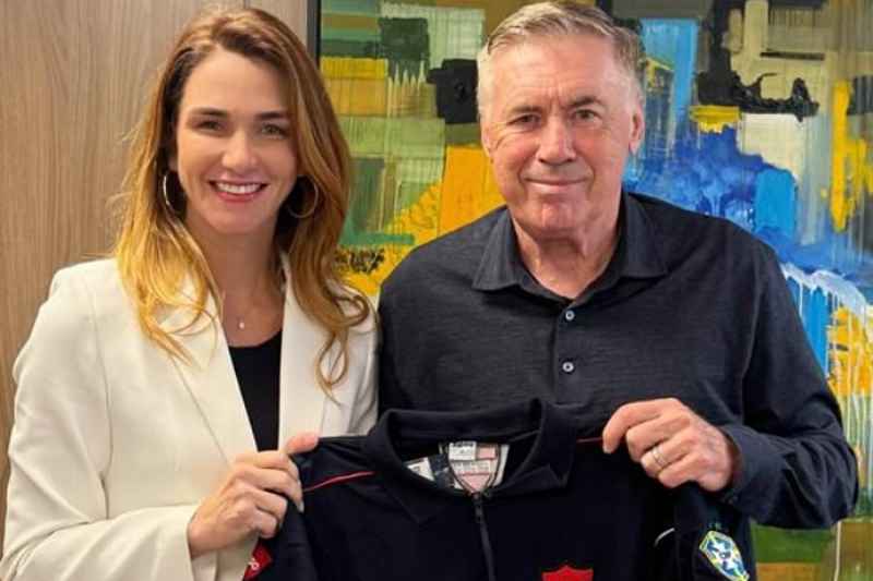michelle ramalho e carlo ancelotti