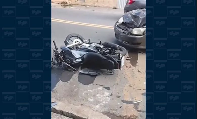 Colisão entre carro e moto deixa dois feridos em Campina Grande 1 colisao cg 300926