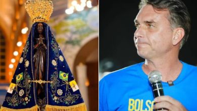 TSE proíbe posts que vinculam Flávio a fake news de Nossa Senhora Aparecida 3 flavio nossa senhora