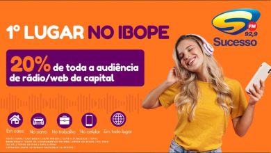 Sucesso FM alcança 1º lugar em audiência de rádio em João Pessoa, segundo Ibope 3 ibope sucesso fm 300926