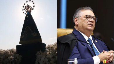 nossa senhora e flavio dino