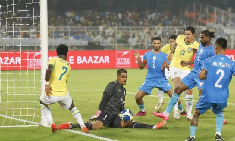 Em ritmo de treino, Brasil vence a Índia em Calcutá: 4 a 0 1 brasil x india 031026