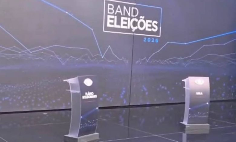 Fenaj manifesta indignação com formato do debate da TV Band 1 cenario debate 181026