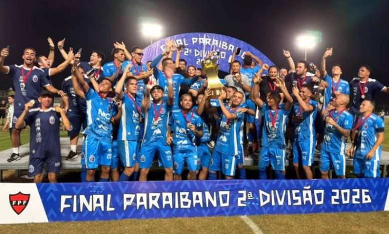 Cruzeiro de Itaporanga vence Atlético de Santa Rita e conquista título da Segunda Divisão 1 cruzeiro campeao paraibano 2026