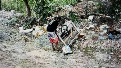 Câmeras do Smart City flagram descarte irregular de resíduos na área do Rio do Cabelo e Guarda identifica responsável 6 descarte residuos rio do cabelo