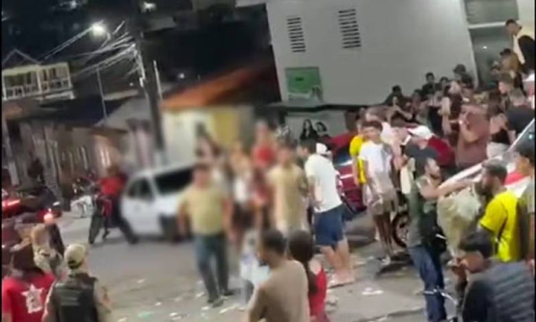 Homem é baleado durante confusão em evento político em Lagoa Seca 1 evento lagoa seca 041026