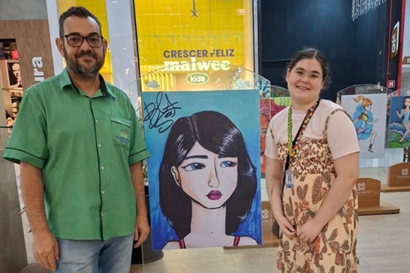 Mangabeira Shopping valoriza arte e inclusão com exposição de artista autista que fica até o fim do mês 100 exposicao mangabeira shopping