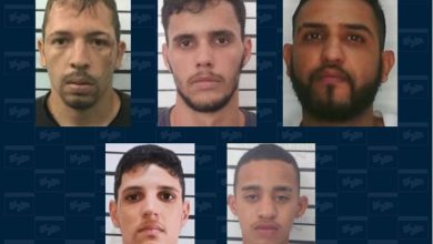 Cinco presos fogem da Cadeia Pública de Taperoá e seguem foragidos, diz SEAP 5 fugitivos caapora