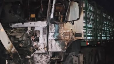 Incêndio atinge cabine de caminhão com botijões vazios em João Pessoa 6 incendio caminhao jpa 081026