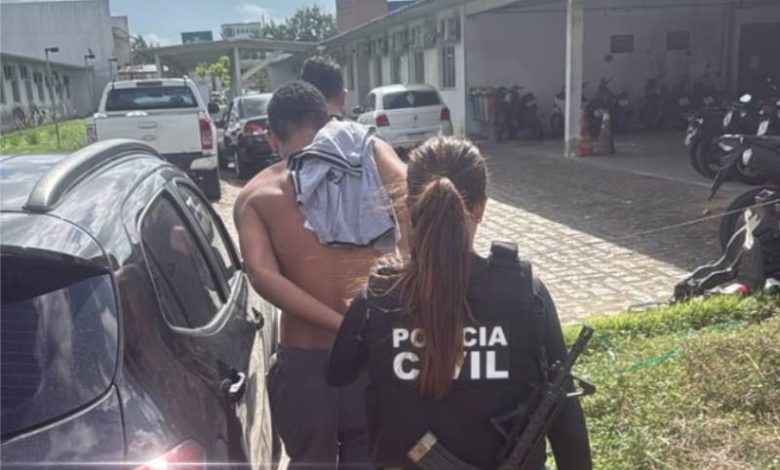 Homem é preso para cumprir pena por roubo a joalheria em Mangabeira 1 prisao joalheria 071026