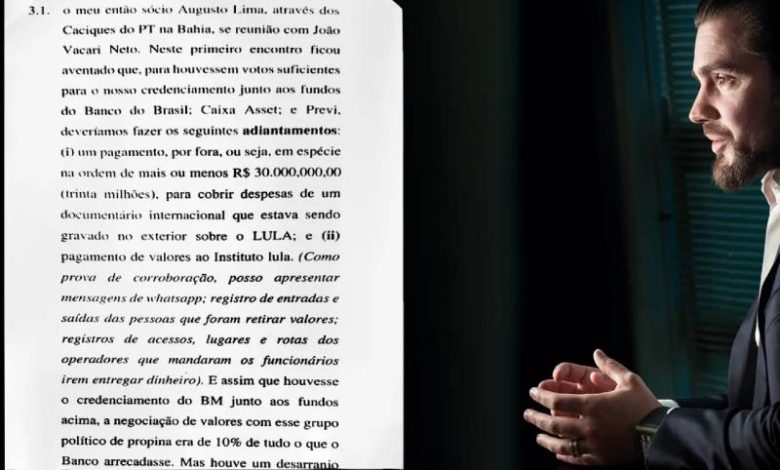 Revista Veja: Vorcaro relata repasses para filme sobre Lula em troca de negócios com fundos; PT reage e classifica caso como "peça eleitoral" 1 vorcaro veja